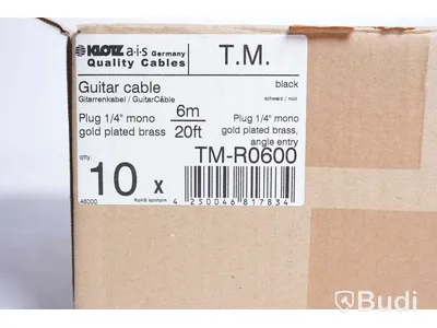 Telekabel 10st - Klotz TM-R0600 6m. Ny, Obruten förpackning.