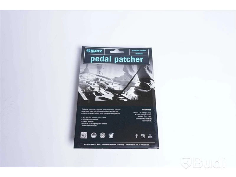 Patchkabel 20st - Klotz Pedal Patcher 15 cm. Ny, Obruten förpackning.