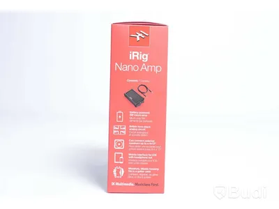 Batteridriven Förstärkare - iRig Nano Amp. Ny, Obruten förpackning.