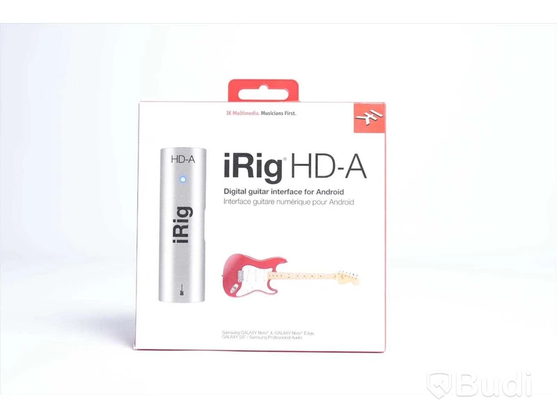 Digitalt Gitarr Interface - iRig HD-A Ny, Obruten förpackning.