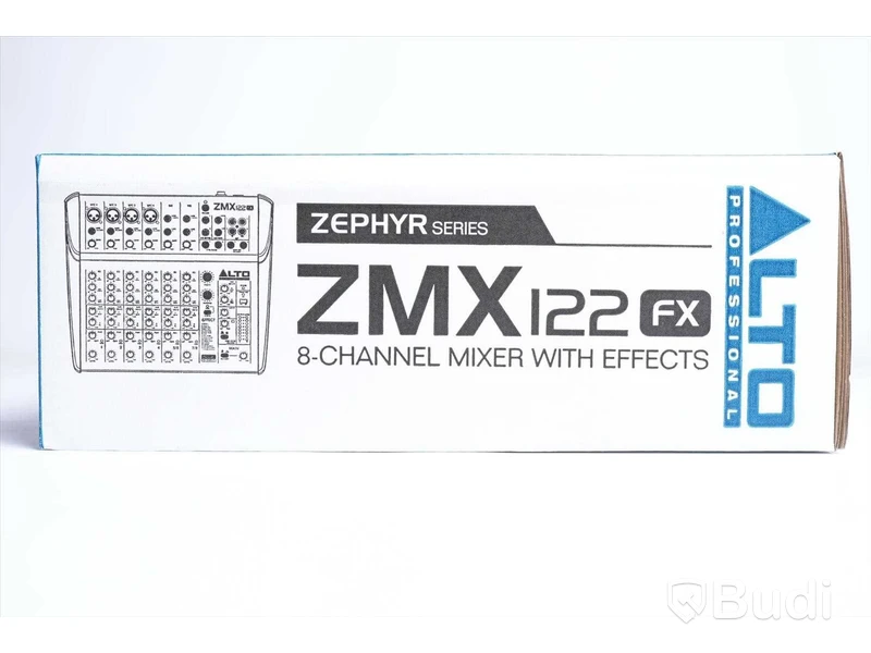 Mixerbord - Alto Zephyr ZMX122FX 8-channel mixer with effects. Ny.