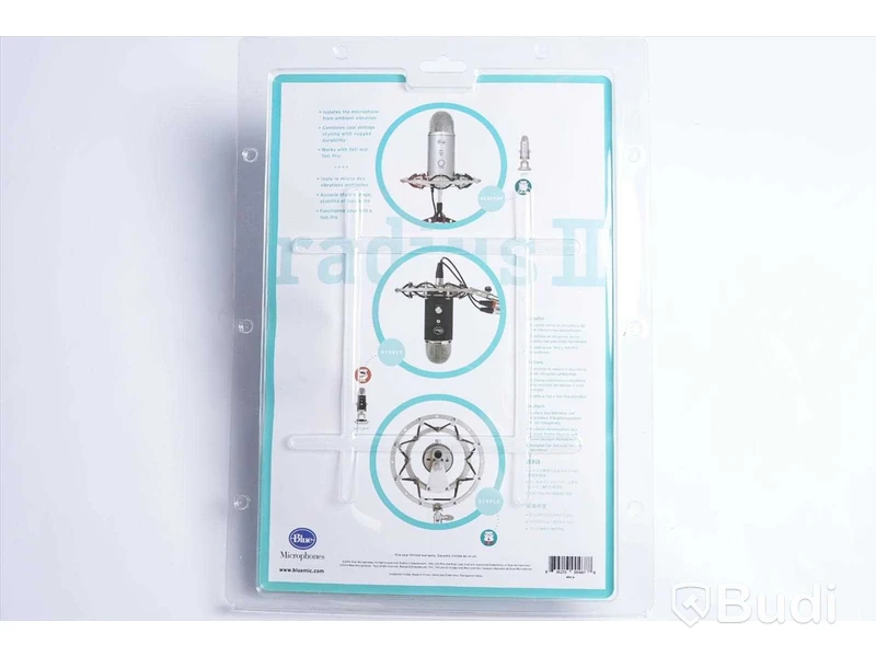 Stötfäste till kondensatormikrofon - Radius II Shockmount. Ny, Obruten förpackning.
