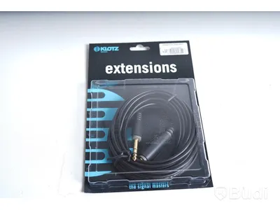 Hörlurar & Hörlurssladd - Supreme CD-60 2st. Supreme Klotz Headphone Extensions 6m 1st. Ny, Obruten förpackning.