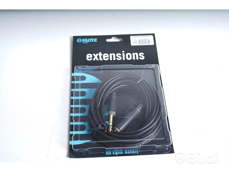 Hörlurar & Hörlurssladd - Supreme CD-60 2st. Supreme Klotz Headphone Extensions 6m 1st. Ny, Obruten förpackning.