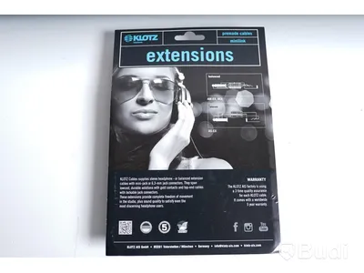 Hörlurar & Hörlurssladd - Supreme CD-60 2st. Supreme Klotz Headphone Extensions 6m 1st. Ny, Obruten förpackning.