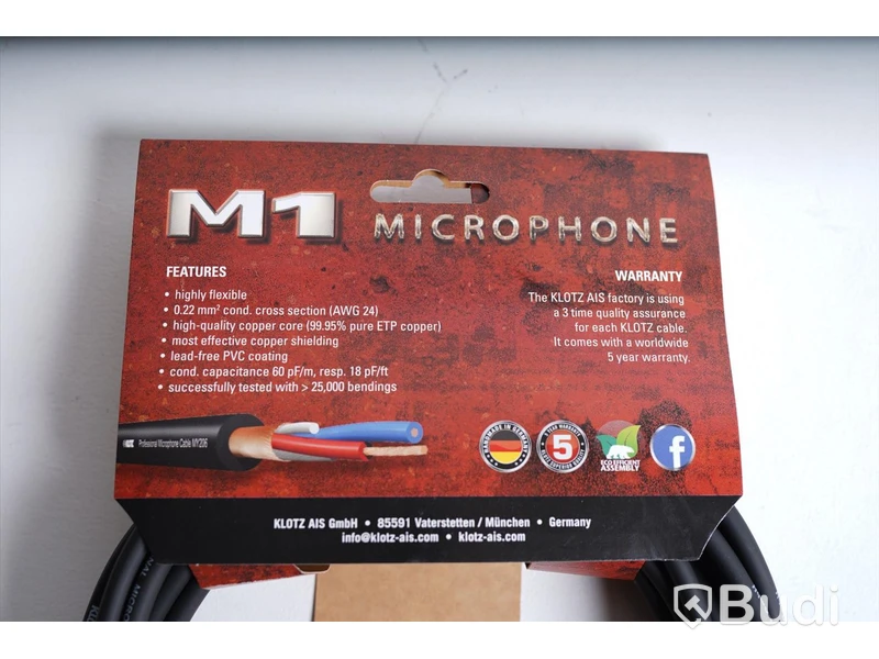 XLR Kabel - Klotz M1 Microphone Cable 10m 10st.