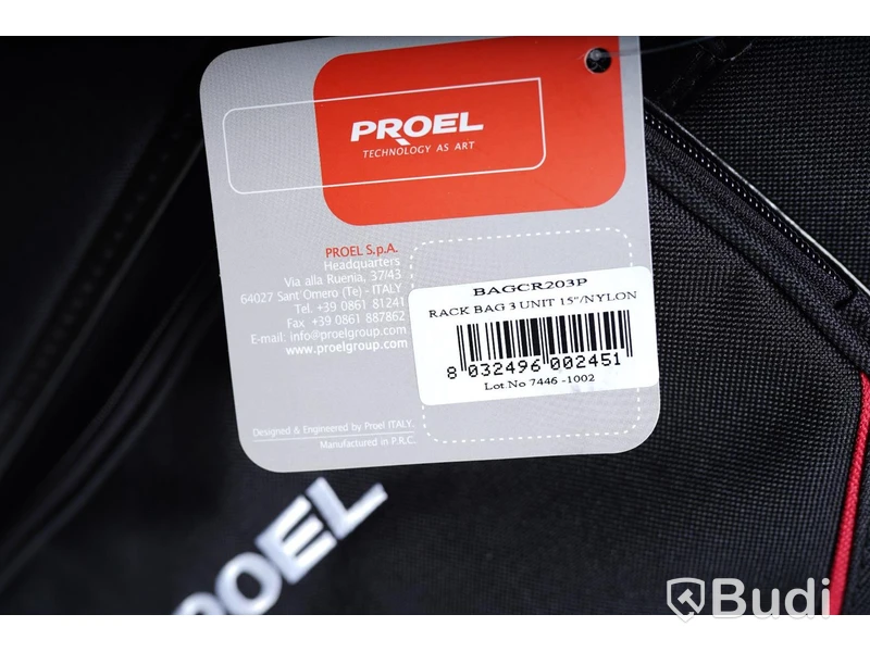 Rack Case - Proel Rack Bag 3 Unit. Ny, Obruten förpackning.