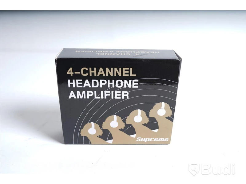 Hörlurar & Hörlursförstärkare - Supreme CD-60 2st. Supreme 4 Channel Headphone Amplifier 1st. Ny, Obruten förpackning.