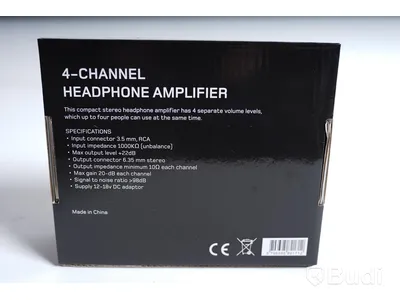 Hörlurar & Hörlursförstärkare - Supreme CD-60 2st. Supreme 4 Channel Headphone Amplifier 1st. Ny, Obruten förpackning.