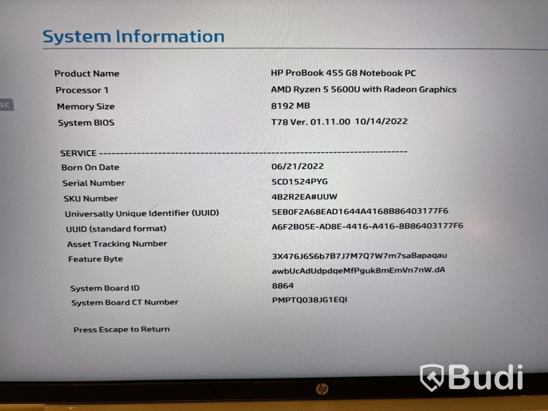 Hp Probook laptop