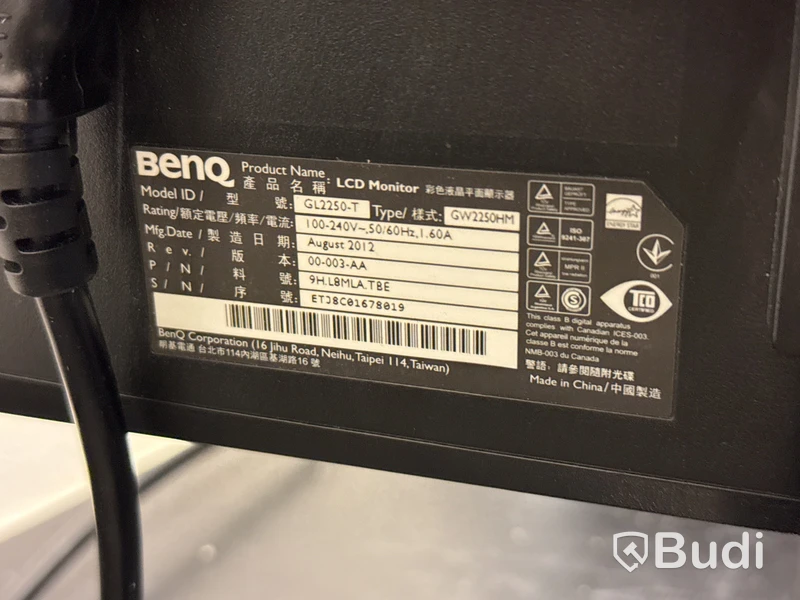 3 st datorskärmar Benq