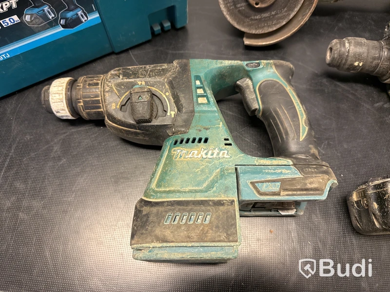 Vinkelslip &  2 st borrhammare, Makita