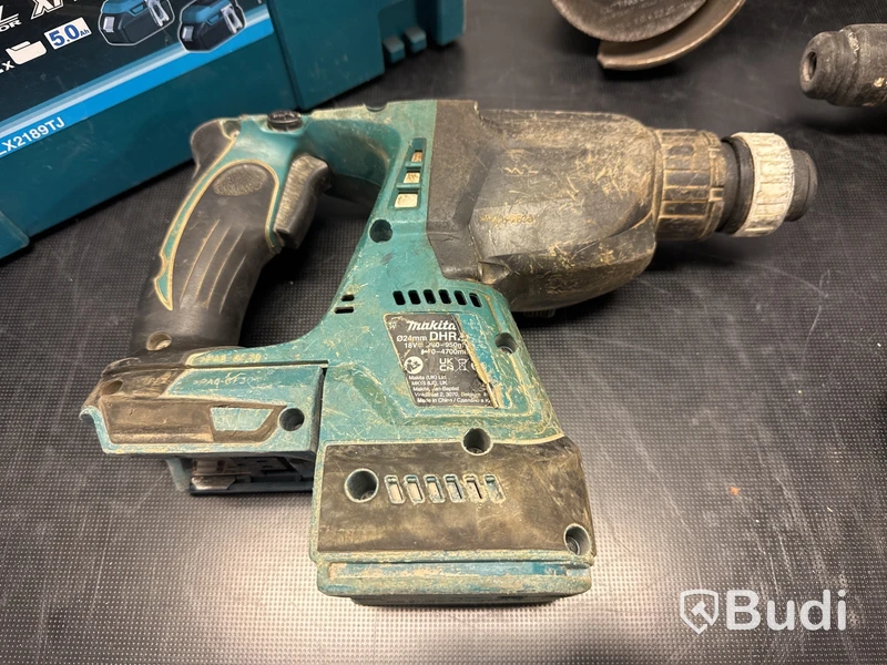 Vinkelslip &  2 st borrhammare, Makita