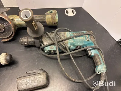 Vinkelslip &  2 st borrhammare, Makita