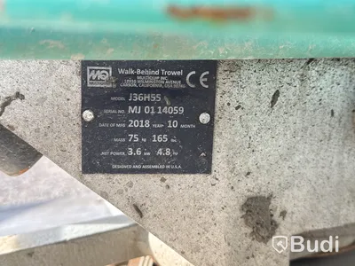Glättare MQ Whiteman J36H55, -2018