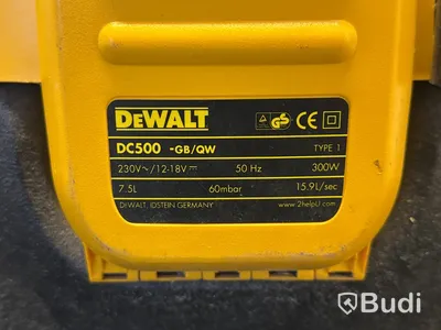 Batteridriven våt-/ torrdammsugare DeWalt DC500-QW