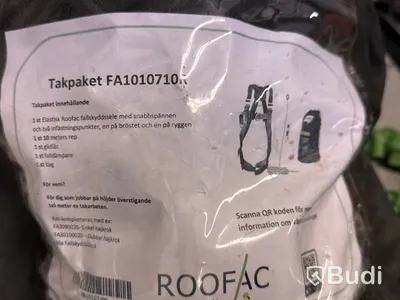 8 st fallsyddsselar med tillbehör