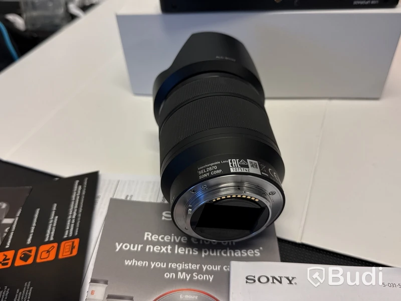 Digital systemkamera Sony A7 IV med tillbehör