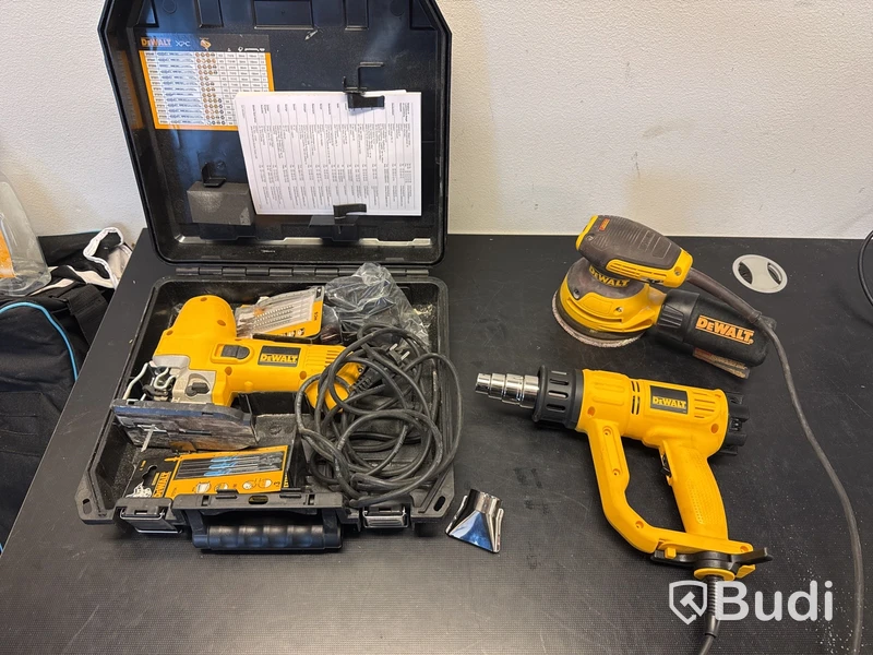 Sticksåg, slipmaskin m.m. DeWalt