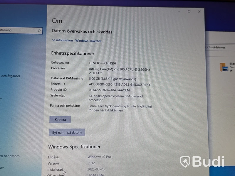 2 st HP Laptop med dockningsstationer