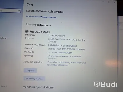 2 st HP Laptop med dockningsstationer