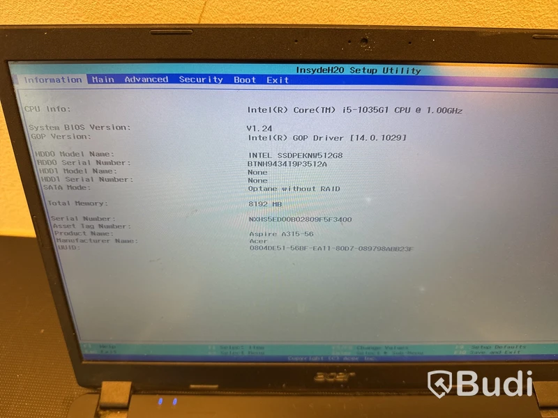 Laptop Acer Aspire 3, i5