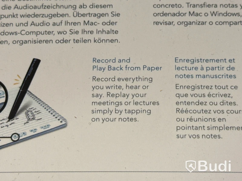 Smartpen Livescribe Echo 2GB