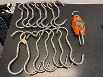 Slaktkrokar & våg