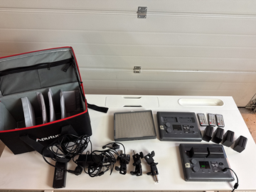 3 st Aputure LED-panel Videoljus Amaran HR672C