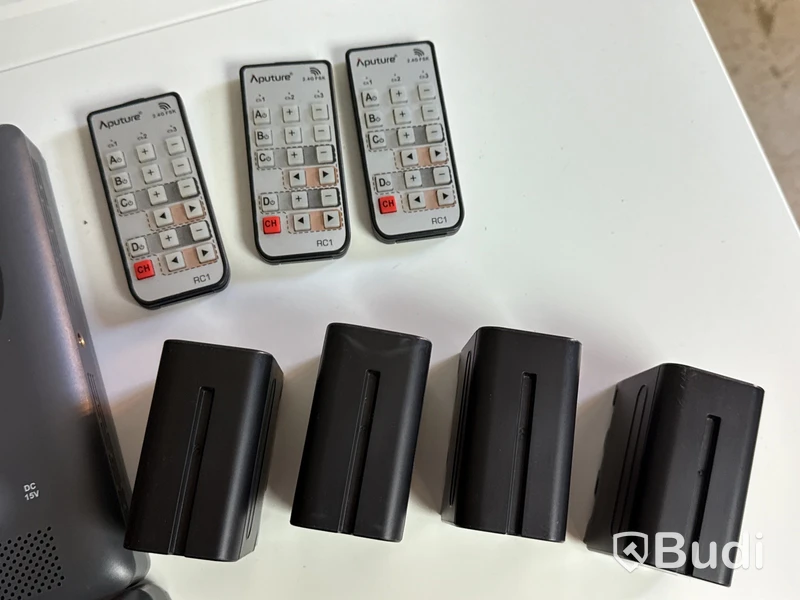 3 st Aputure LED-panel Videoljus Amaran HR672C