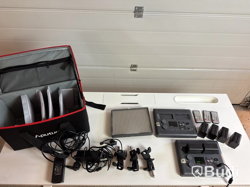 3 st Aputure LED-panel Videoljus Amaran HR672C