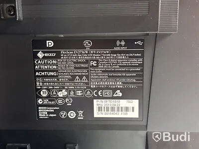 Eizo 27-tums skärm med kamera