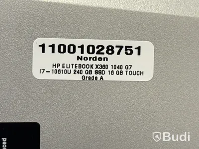 HP Elitebook, touchskärm, i7, 16 GB