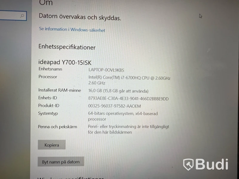 Laptop Lenovo Y700, i7 / 16GB