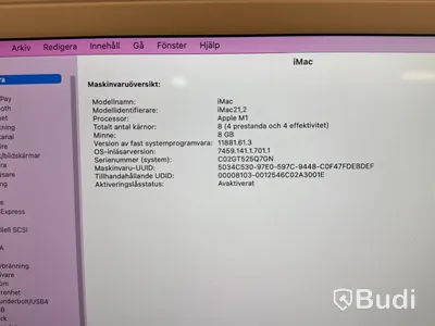 iMac 24-tums, M1, 2021