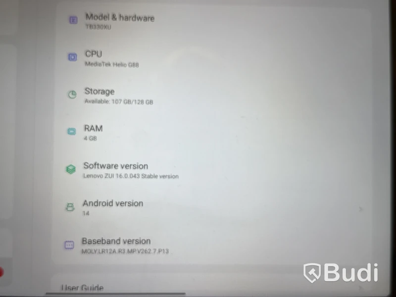 Surfplatta Lenovo Tab M11 med penna