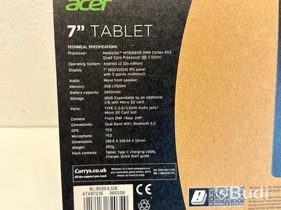 Surfplatta Acer 7”