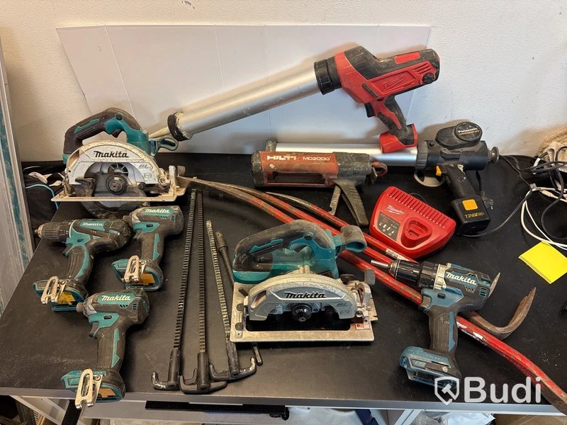 Maskinpaket Makita m.m.