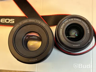 Canon EOS M50 systemkamera med tillbehör