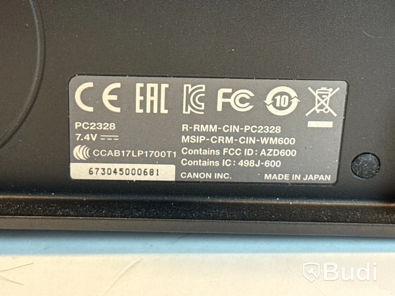 Canon EOS M50 systemkamera med tillbehör