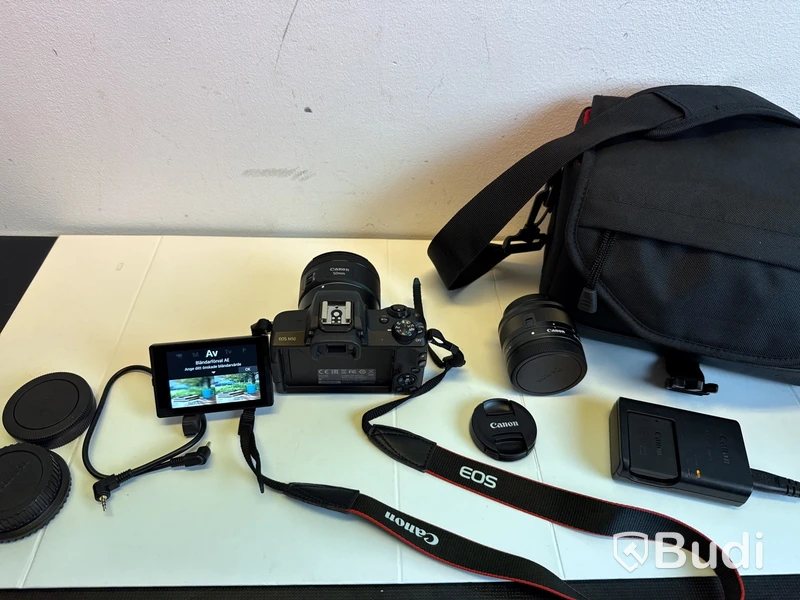 Canon EOS M50 systemkamera med tillbehör