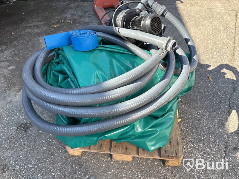 Pooltömmare med pump.  10 & 20 m3