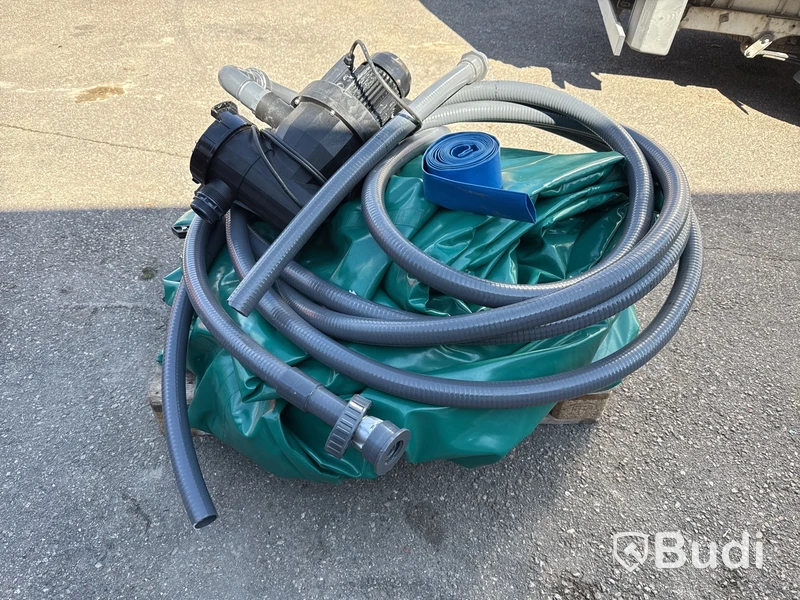 Pooltömmare med pump.  10 & 20 m3