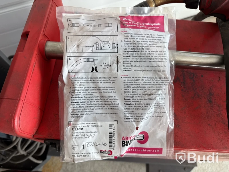 Mig/Mag-svets Fronius TranPulsSynergic 2700, Validerad