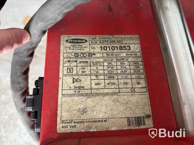 Mig/Mag-svets Fronius TranPulsSynergic 2700, Validerad