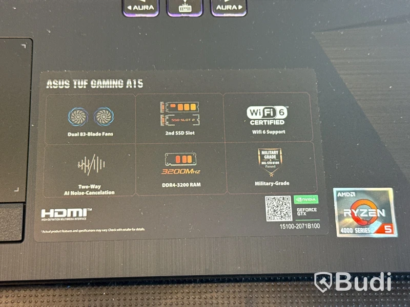 Laptop Asus Tuf Gaming A15 8GB