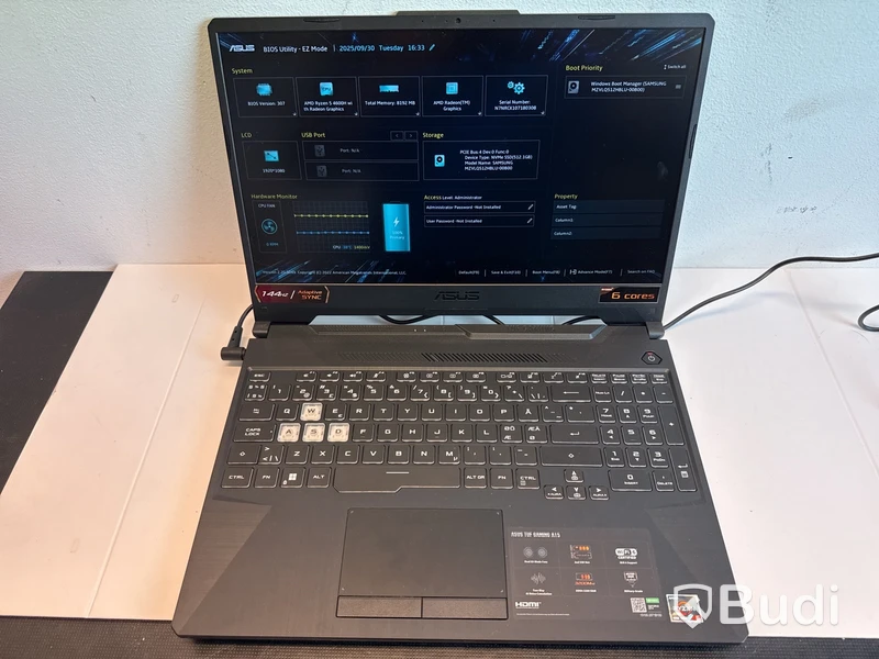 Laptop Asus Tuf Gaming A15 8GB
