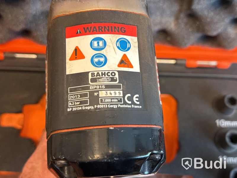 Mutterdragare Bahco BP815, med låda & hylsor