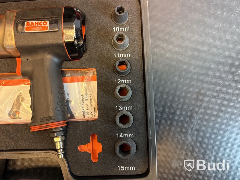 Mutterdragare Bahco BP815, med låda & hylsor
