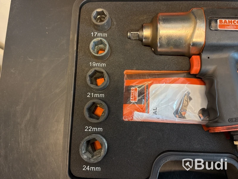Mutterdragare Bahco BP815, med låda & hylsor